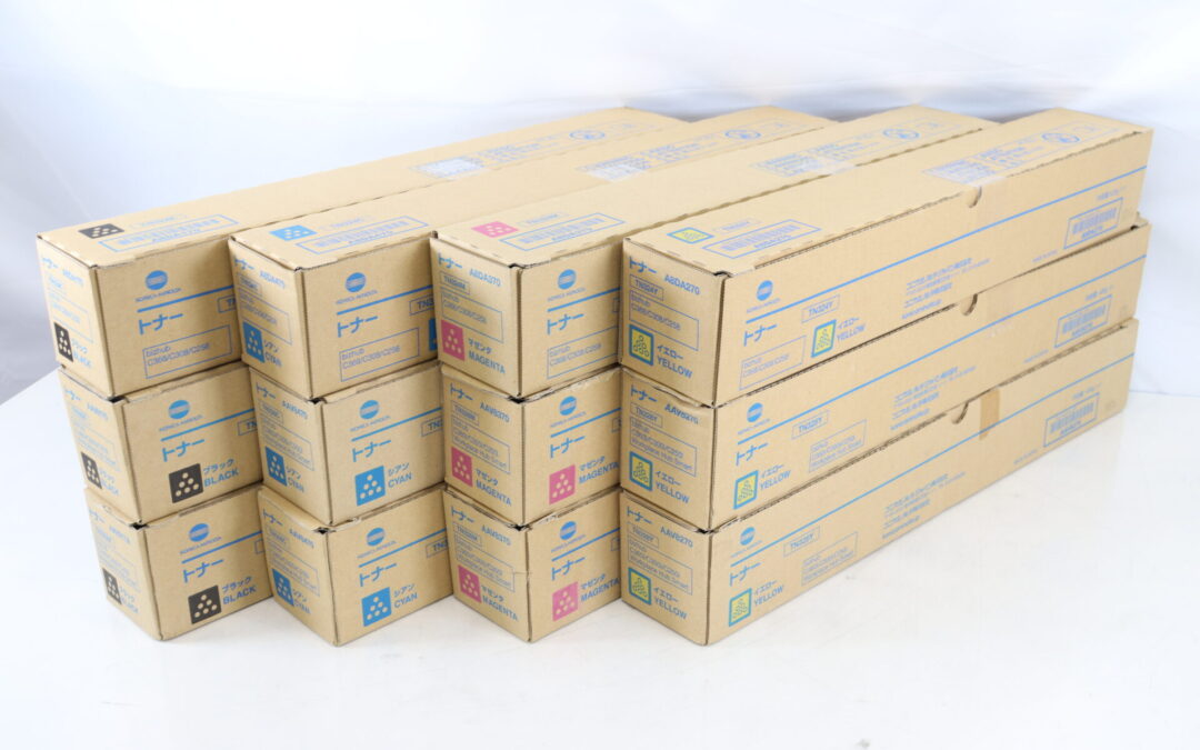 コニカミノルタトナーTN328マゼンタ、シアン、イエロー （コニカ 