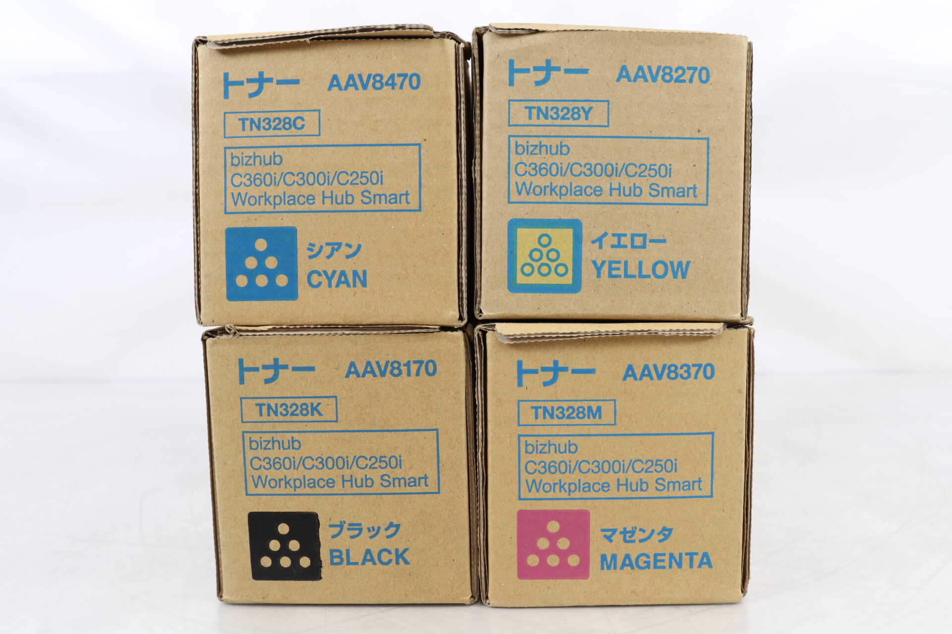 コニカミノルタ TN328 4本各色セット【未使用品】 改める