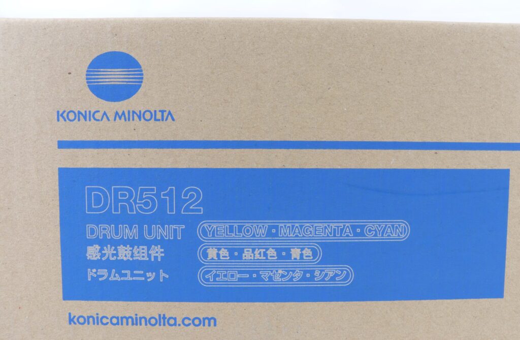 コニカミノルタ ドラムユニット DR512の型番画像