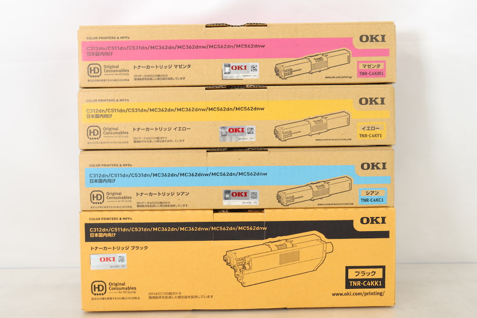 純正品 OKI（沖データ）対応 トナーカートリッジ マゼンタ 小容量 印字枚数：2000枚 1個 型番：TNR-C4KM3 ds-11008