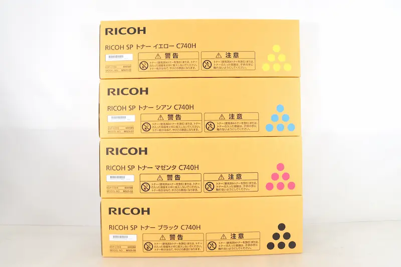 リコー　純正トナー　C740H ブラック　イエロー　マゼンタ　シアン　6本セット リコー純正トナーC740H ブラックイエローマゼンタシアン6本セット
