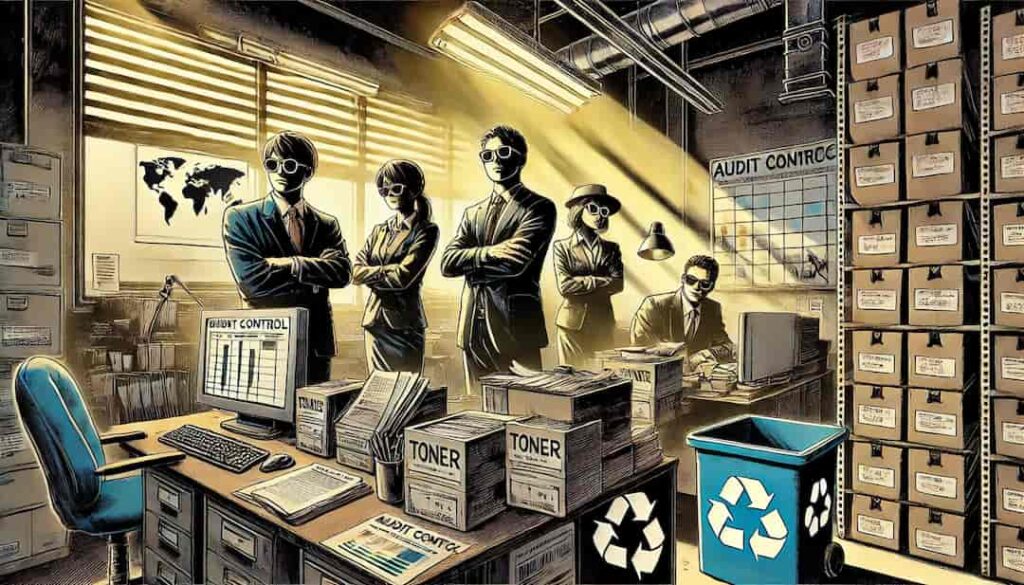 自治体のトナー管理ガイドのイメージ画像