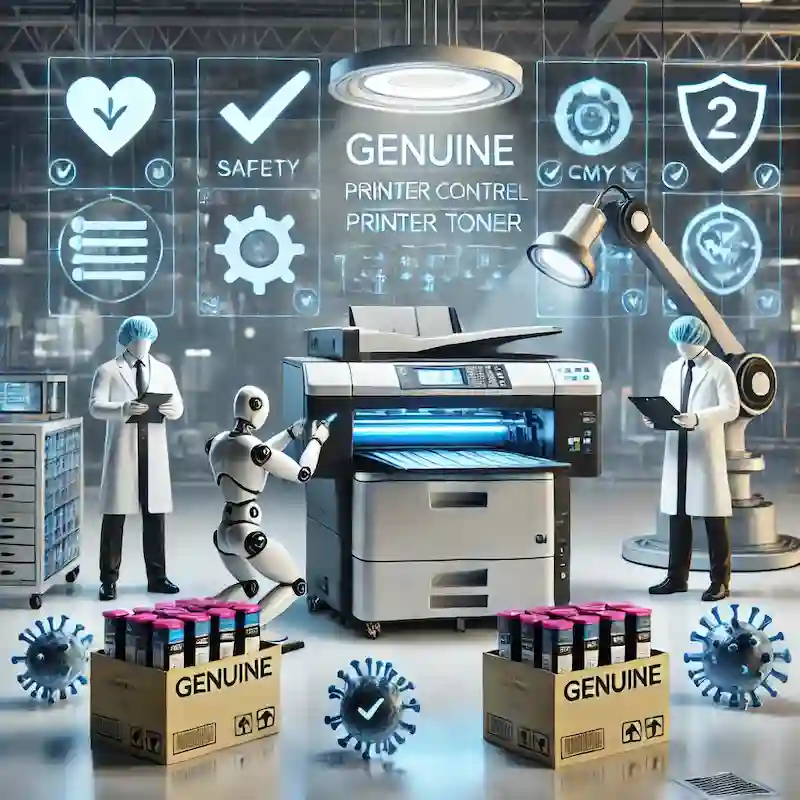 純正トナー安全性と品質管理のイメージ画像