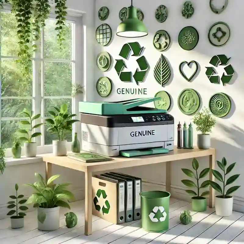 純正トナーの環境配慮のイメージ画像