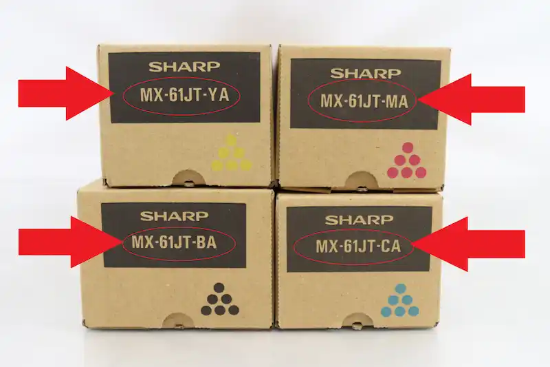 シャープ MX-61JT_Aシリーズ側面画像