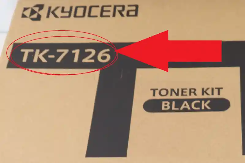 京セラ トナー TK-7126型番画像