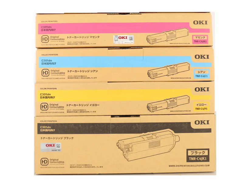 OKI トナーカートリッジ TNR-C4Jシリーズ｜スペック・対応機種