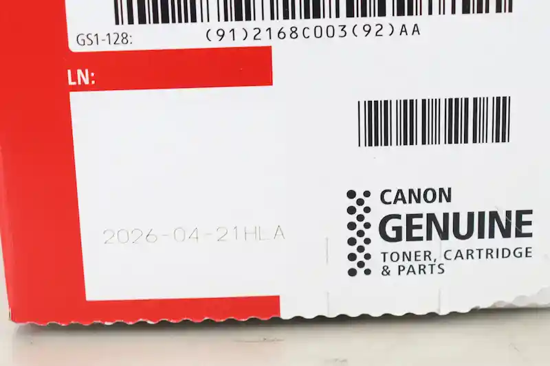 Canon CRG-051の製造時期表記